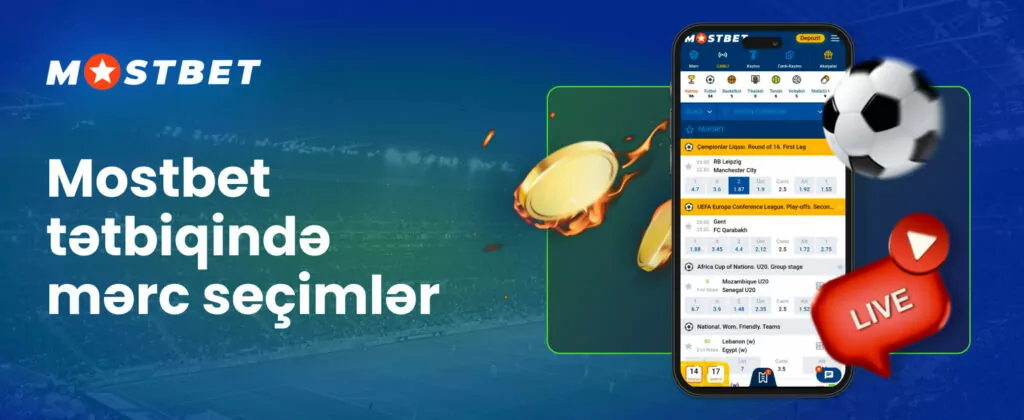 Mostbet tətbiqindəki bahis seçimləri haqqında bütün detallar