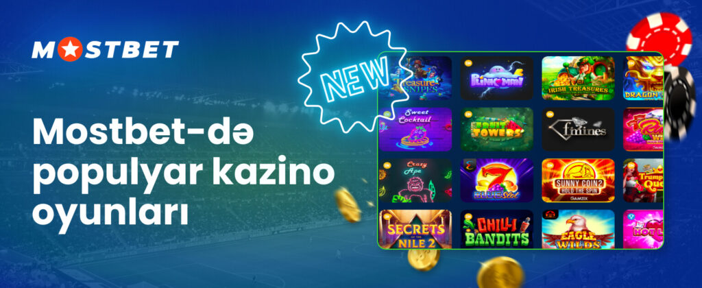 Mostbet casino oyunları haqqında məlumat